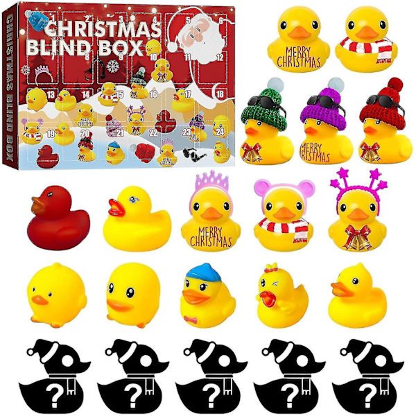 Den nya Gummi Anka Advent 2023År, Advent 2023År Barn, Advent Anka Bad Till 11(24 ducks)