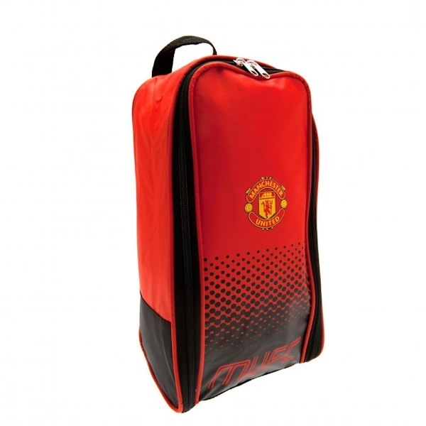 Manchester United FC Fade Design Boot Bag One Size Röd Red