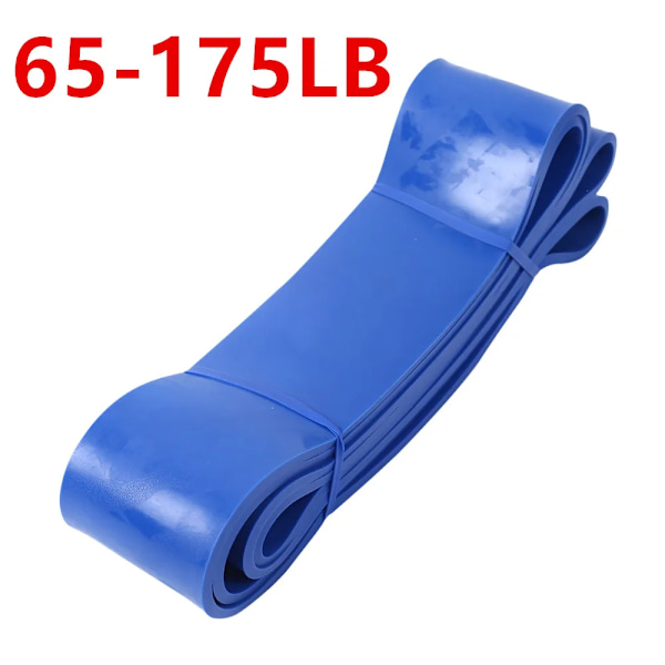 Motstandsband Trening Elastisk Naturlig Latex Trening Gummiøgle Styrke Gummibånd Gym Fitness Trening Expander blue