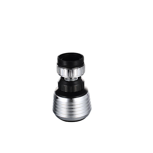 Kranmunstycke - 360° Roterande Kökskran Adapter - Silver