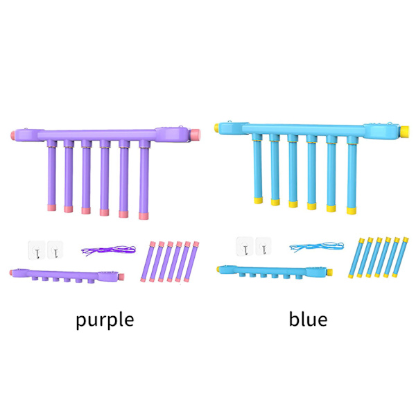 Hånd-øje-koordinationsleg Reaktionsleg Fangstpinne Maskinleksag Sjov Legetøj Til 8-12 Årige Børn Purple