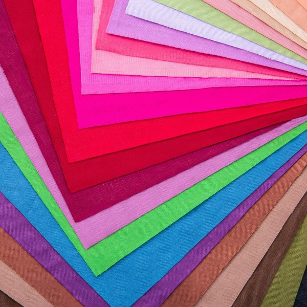 50 stk. 20 x 20 cm Multi-Colors Blandet Bomulds Patchworkstof