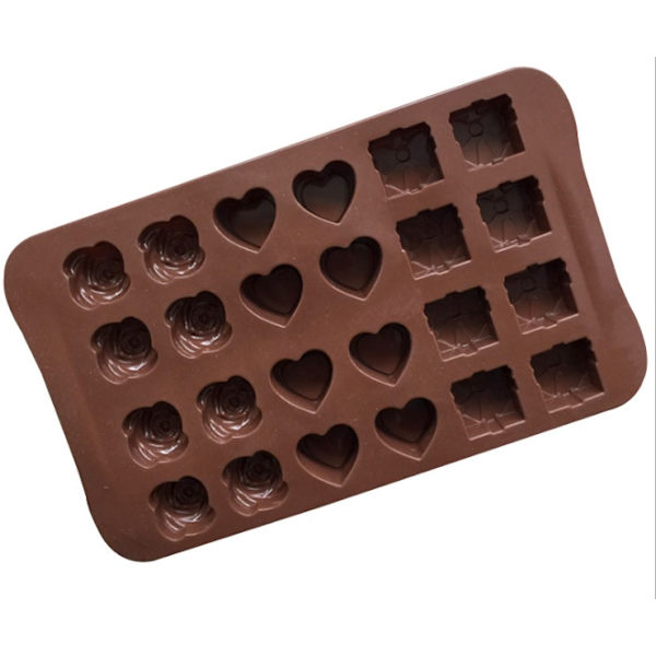 Chokoladeform med 3 mønstre