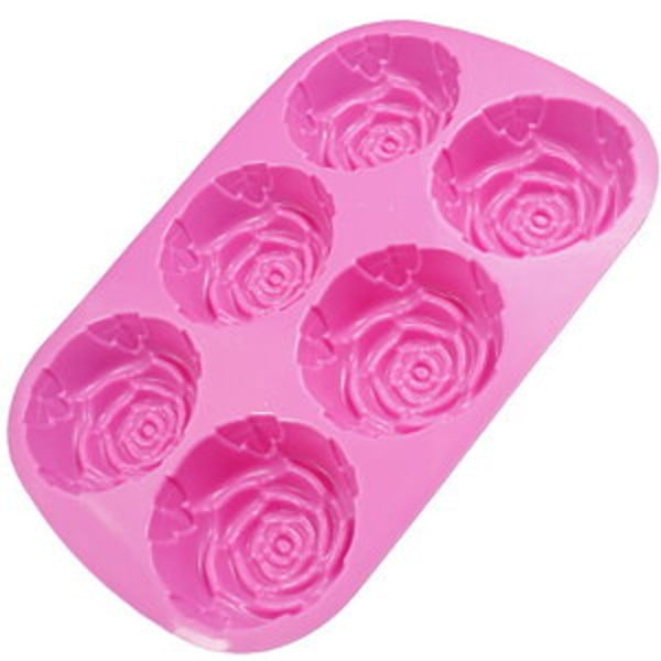 Silikonform - Rosor 1 styck