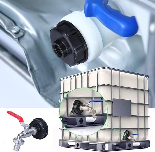 IBC tankforsegling tankdæksel, til IBC beholdere, vandtank regntønde 3 stk.-FA-