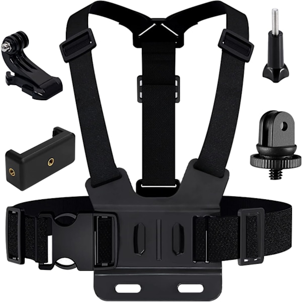 GoPro-sele, 5-i-1 GoPro-tillbehörsset, kompatibel med