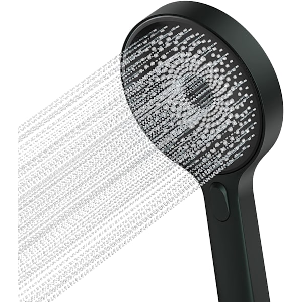 Duschhuvud, stor handdusch 130 mm. Handhållen duschhuvud med