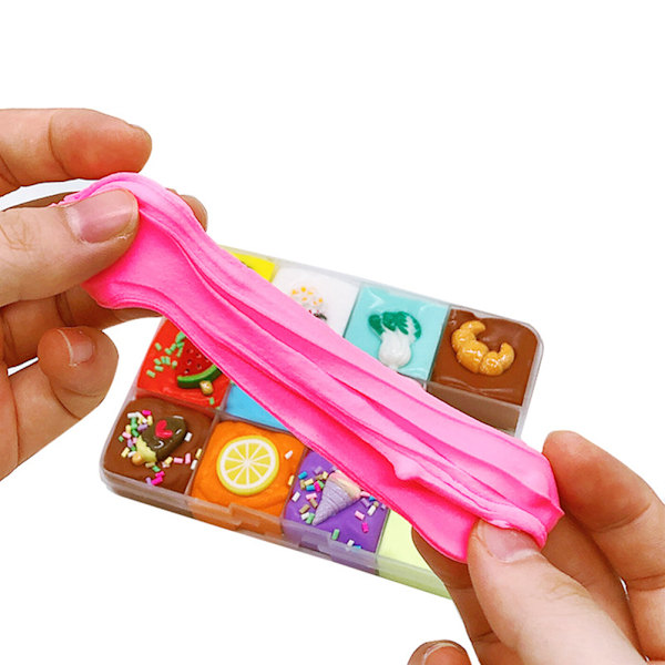 DIY fluffigt slam fruktfat slam lera gift barn vuxen stressavlastning leksak 0.2