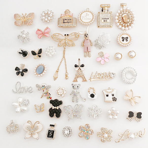 Kvinder - 20 stk skocharms til Croc, Designer Croc Charms til pige
