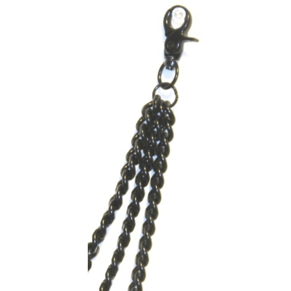 Svart byxkedja - 3 Kedjor black 50