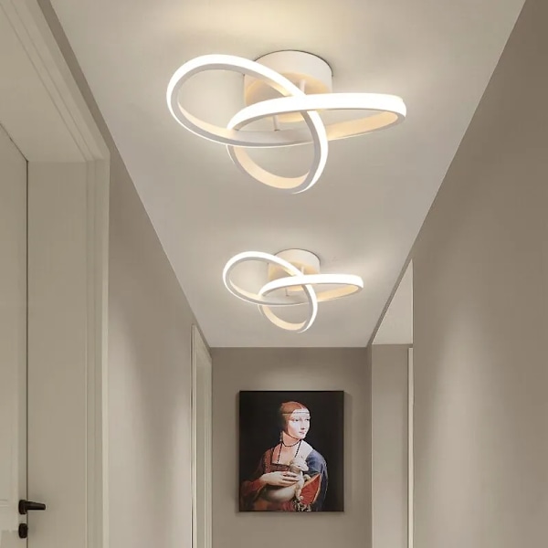 LED-lysekroner for hjemmet, tre farger, moderne stil, taklampe, soverom