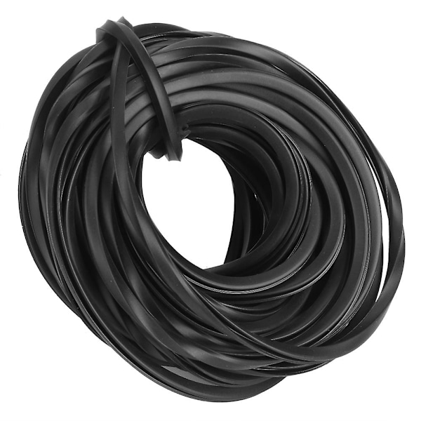 Svart växthus gummilist kabel växthustillbehör för glasförsegling-XF5- 10m