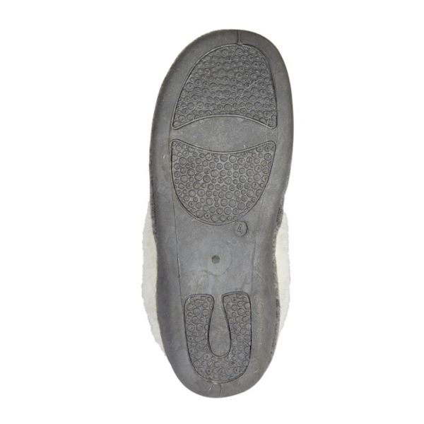 Sleepers Damtofflor i Fuskpäls av Fårskinn 5 UK Grå 5 UK Grey