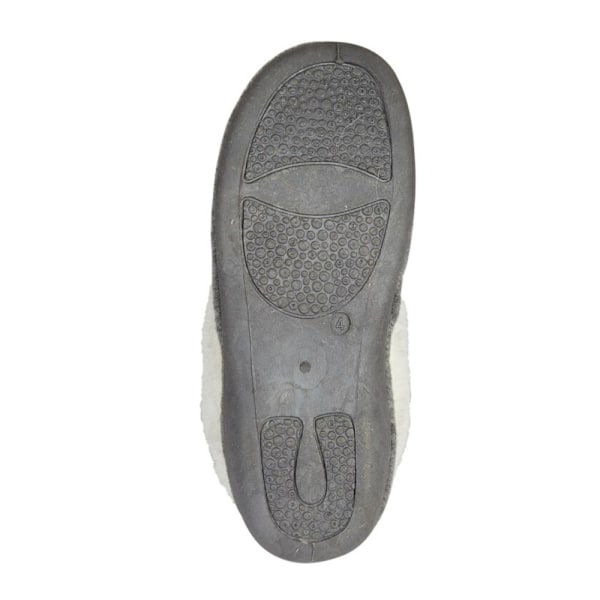 Sleepers Damtofflor i Konstgjort Fårskinn 7 UK Grå 7 UK Grey