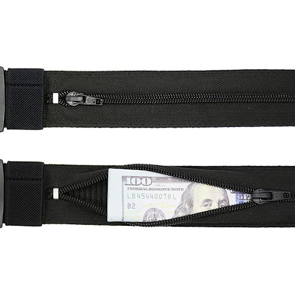 Bälte med dold ficka, 2-pack
