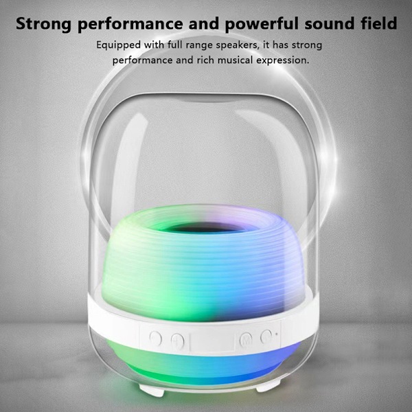 360 graders LED Subwoofer HIFI Ljudkvalitet Desktop Wireless Bl A6-2 Microphone
