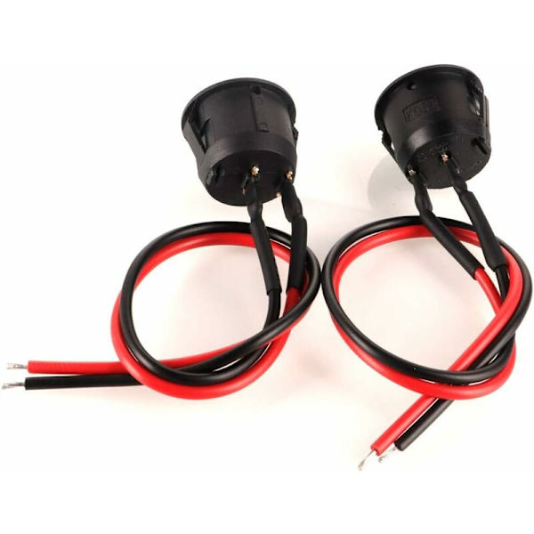 10 st 6A/250V 10A/125VAC förkopplad rund vippströmbrytare 2 stift på/