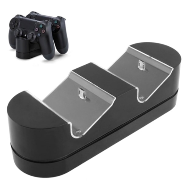 PS4 Ladestasjon Lader Kontroll Controller Playstation