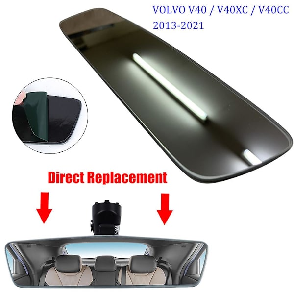 Innvendig speilglass, erstatning for Volvo V40, V40xc, V40cc, 2013-2021