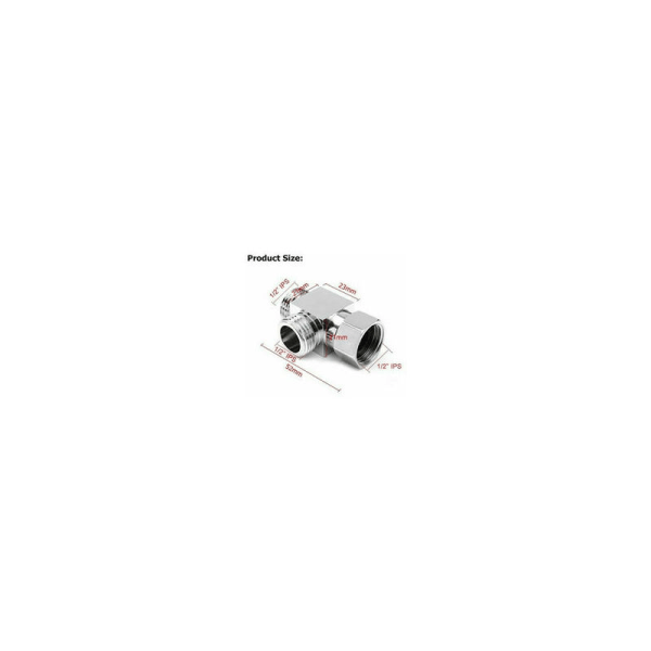 1 stk. armdiverter, standard dusjkontakt, dusjdiverter,