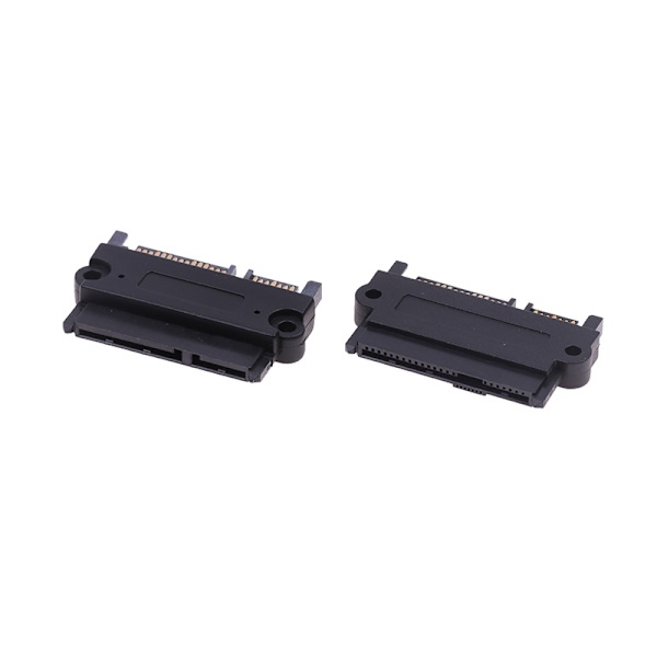 1:a SFF-8482 SATA /SAS till SATA 180 graders vinkeladapter Konvertera SAS