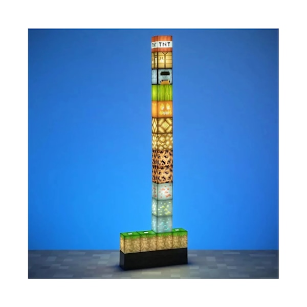 Minecraft Paladone Block Building Light DIY Leksak Merchandise Present