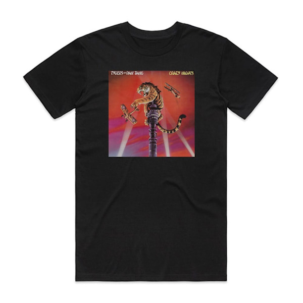 Tygers of Pan Tang Crazy Nights -albumin kansipaita Musta XL