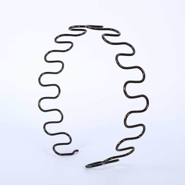 1 Sofafjeder Serpentinspænding Fjederbue Fjeder Flad Fjederbalancekrog Spænde Fjederklemme Reparationssofa Elastisk (60cm + 2 Klemmer + 6 Spiger)