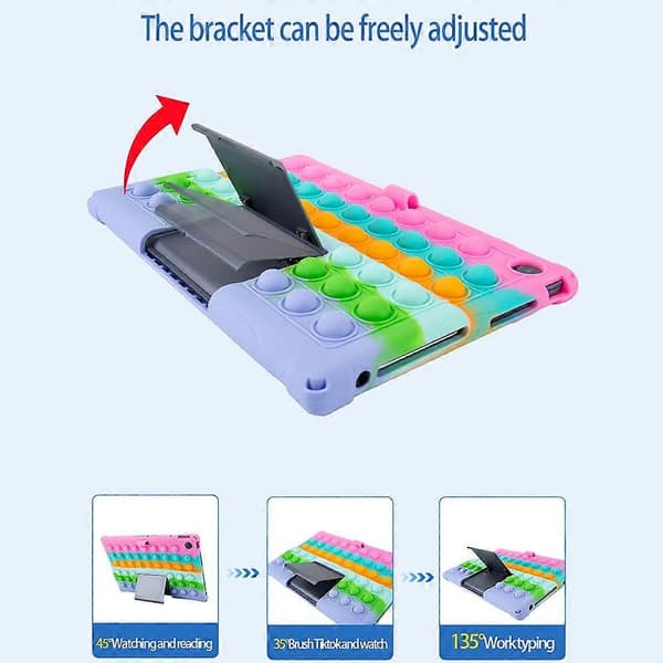 Til Lenovo Xiaoxin Pad Studio 11.5 tommer Tab Plus TB-351FU Deksel Push Bubble Tablet Cover med Skulder-FA-