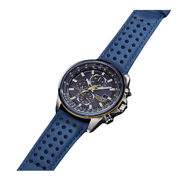 Herrklockor 2020 Blue Angel Watch Wish Mode Bälte Quartz Watch Herr P Blue surface and Blue Belt