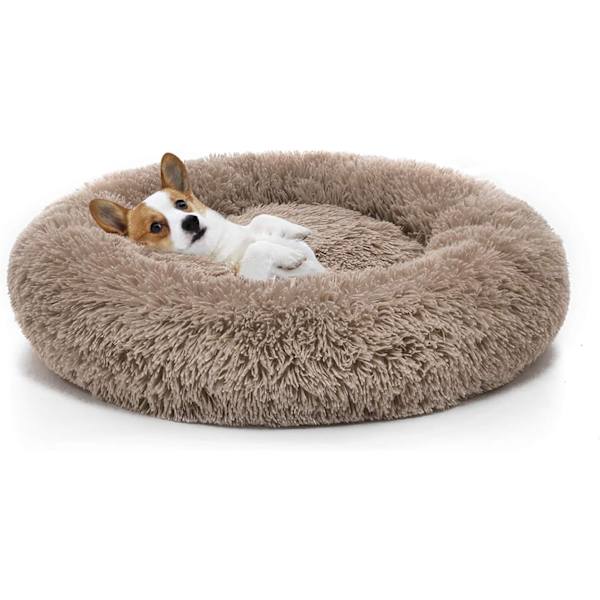 Ortopedinen koiranpeti Mukava Donut Cuddler Pyöreä koiranpeti Ultra