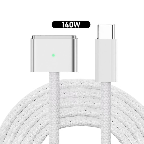 Magnetisk USB C til Magsafe 3 opladerkabel (140w), magnetisk opladerkabel