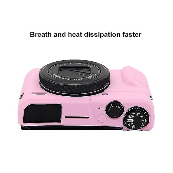 Silikone Etui til Canon Eos G7 X Mark Ii (Pink)