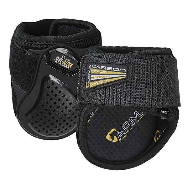ARMA Oxi-Zone Heste Fetlock Boots (2-pak) Helt Svart Black Full