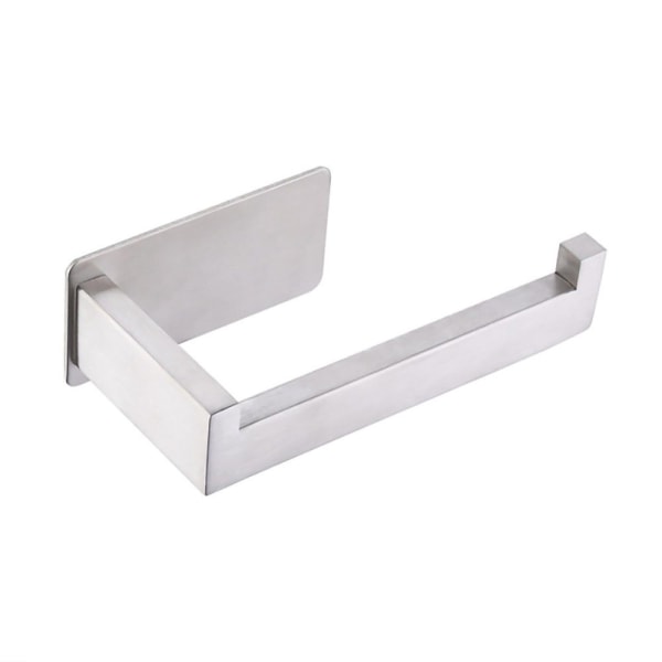 Self-adhesive toilet paper holder, stainless steel toilet paper