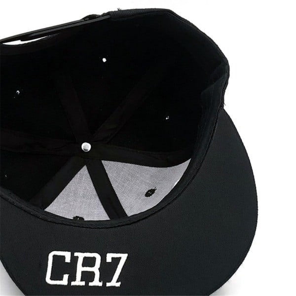 Ronaldo CR7 caps barn pojker flickor Messi Neymar Bboy Hip-Hop Snapback hatt Svart-A Black-A