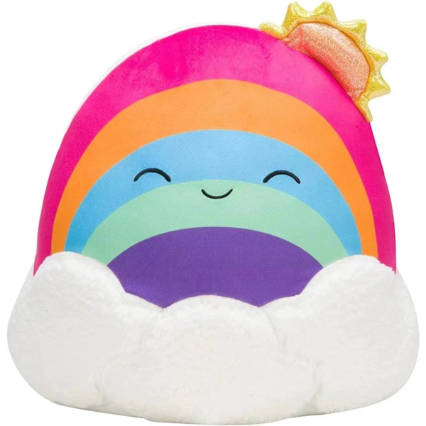 20 cm Squishmallow Plyslegetøj - Regnbue