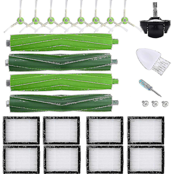 21 Ersattedeler for iRobot Roomba E5 E6 I6 + I3 + I4 + I7 + I8 - Perfekt