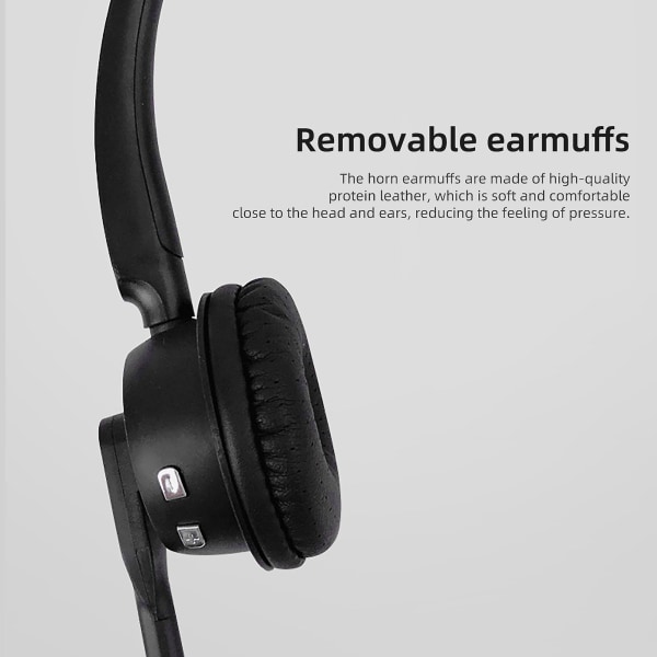 Bh520 støjreducerende kontorheadset bred kompatibilitet trådløs