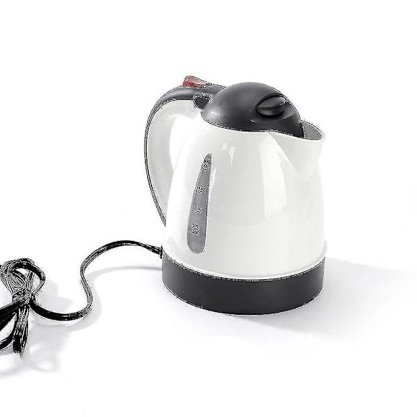 1000 ml elektrisk vandkoger til bil 12v 150w Bærbar cigarettænderkoger til rejser Rejser Hvid [kk] 12V 150W