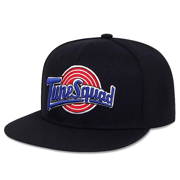 UNE SQUAD Cap rød bomulls Hip Hop snapback-hatt for menn og kvinner, voksen, utendørs, basketball, casual solhatt black