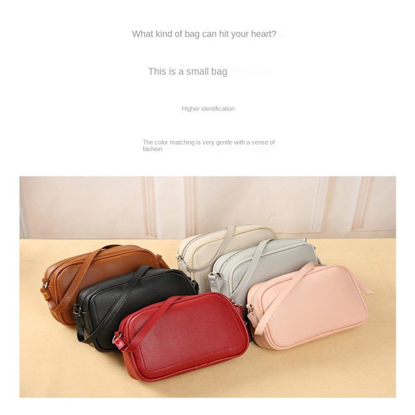 Crossbody-väska Damväska RÖD red
