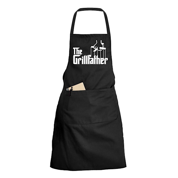 The Grillfather - Forklæde - Sort Sort black one size