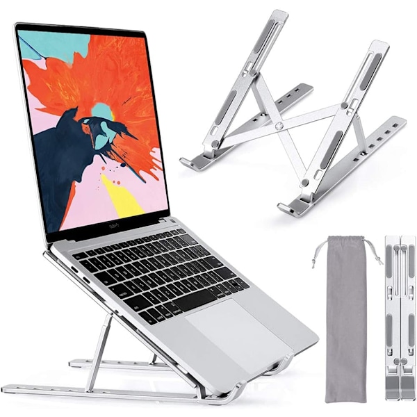Fleksibelt Laptopbord Ergonomisk Kompakt Bærbar Computerstativ - Julegave