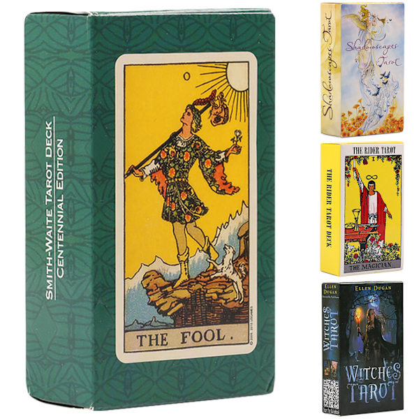 78 kortin tarot-orakelkorttipakka rider waite  ennustuskortit silver