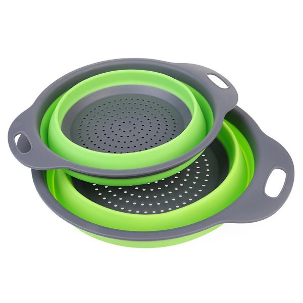Foldbart si-net med smart opbevaring i silikone - 2-pak