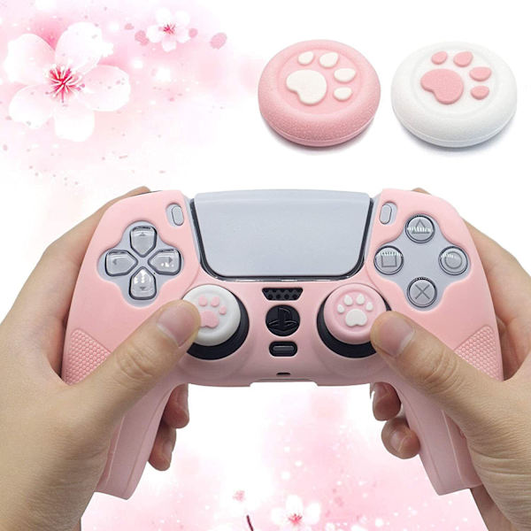 För PS5 Controller Sött Skin Skyddande Skal Halkfritt