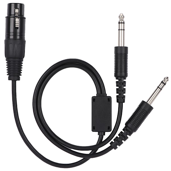 Airbus XLR - GA Dual Plug 5-nastainen kuuloke-adapterkaapeli Lentokonekuulokekabel 0.1