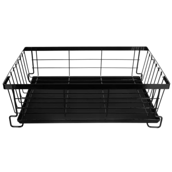 Kaksikerroksinen Astianpesuteline - Diska black 7250