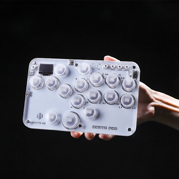 Haute42 Gamerfinger Hitbox Controller Arcade Joystick Street Fight Stick Arcade för PC /Ps3/ Ps4 /Switch Mini Hitbox Tangentbord G13 With RGB